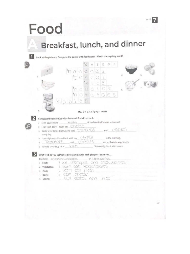Workbook Four Corners 1b Uni 7 Compress | PDF