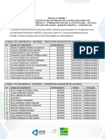 EDITAL No 08 HOMOLOGACAO PRELIMINAR