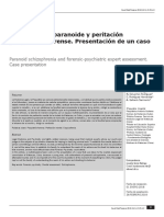 3 M3 Lectura Esquizofrenia Paranoide y Peritación Psiquiátrica Forense