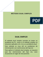 Metodo Dual Simplex