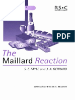 The Maillard Reaction (J. A. Gerrard S. E. Fayle) Español