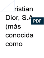 Christian Dior, S