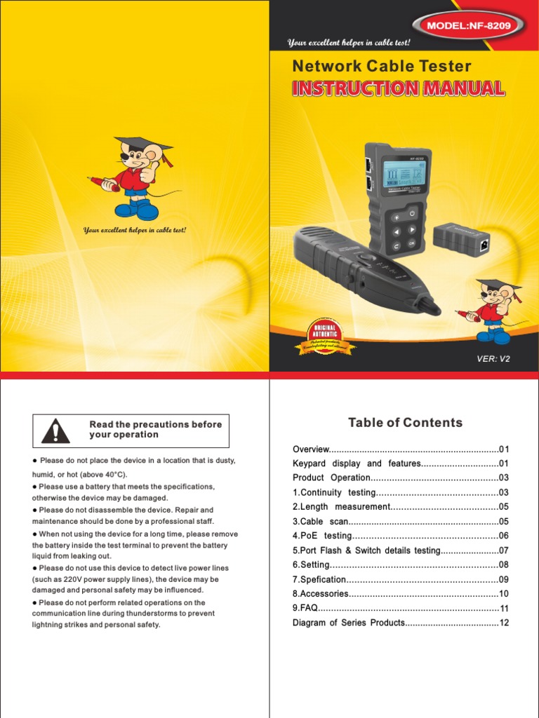 NF 8209 Manual | PDF | Electrical Engineering | Electric Power