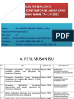 Tugas Pertemuan 2 Analisis Isu Kontemporer Latsar Cpns