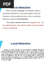 Local Attraction: The External Attractive Forces Are