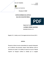 República de Colombia: Proceso Nº 27097