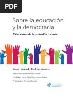 Sobre La Educación y La Democracia. 25 Lecciones de La Profesión Docente - Susan Hopgood
