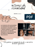 Trastornos de Personalidad: Grupos A, B, C