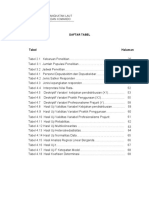 Daftar Tabel