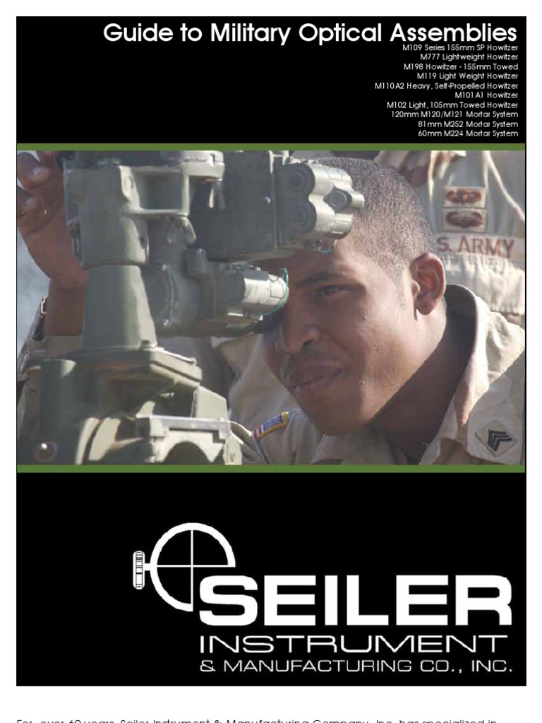 Military Optical Assemblies Overview | PDF | Ammunition | Mortar (Weapon)