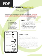 Download K Swap CAI Install Guide by Hybrid Racing SN62174357 doc pdf