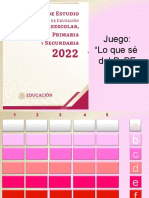 Juego Lo Que Sé Del Pype 2022-1