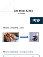 Hukum Dasar Kimia