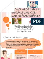 Cómo Abordar La Sexualidad en Los Niños PPT 2018