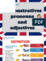 Demonstratives Pronouns Grammar