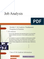 5 Job Analysis