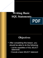 Chhapter 1 Basic SQL Statements