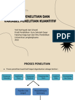 P10 - Proses Penelitian, Masalah, Variabel Paradigma Penelitian Kuantitif