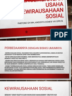 Materi Presentasi Kewirausahaan Sosial - Paryono