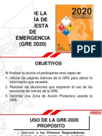 Guía de uso de la GRE 2020 para la respuesta a emergencias