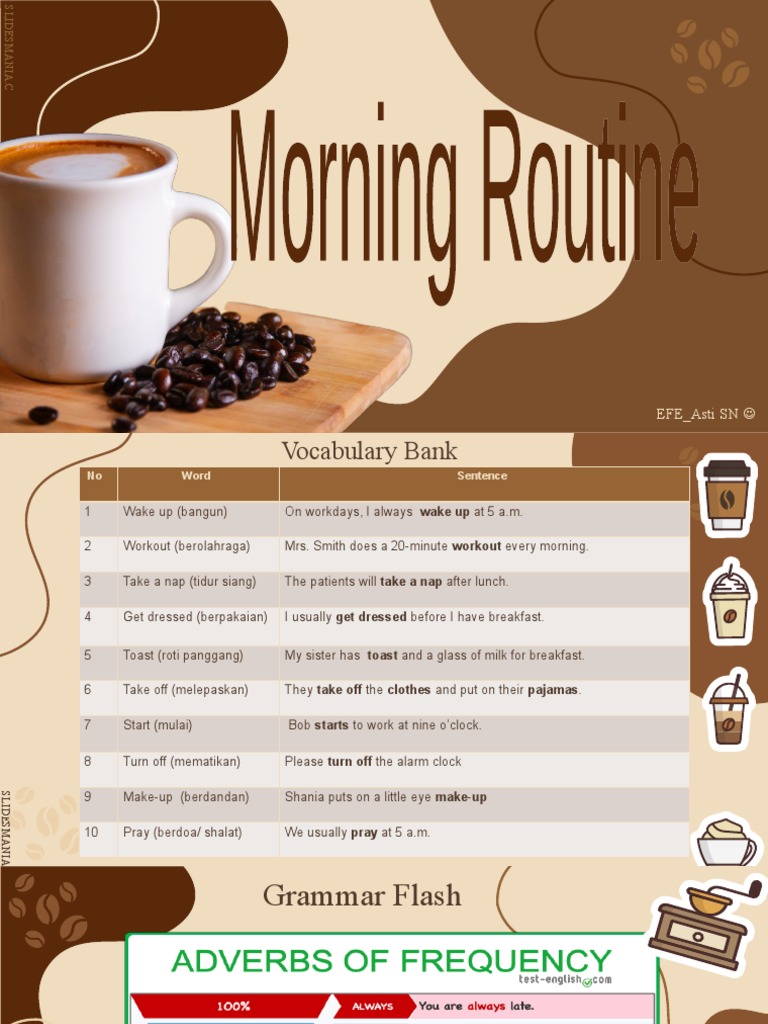 Morning Routine Asti Stfriday | PDF | Food And Drink | Meal