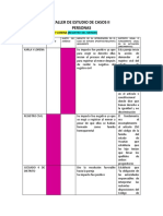 Esquema Comparativo de Casos y Sujetos de Estudio