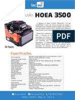 Maquina de Fusao Hoea3500