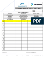 003 - HSE Induction Form