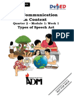 Oral Communication Q2 Module 1 FDM