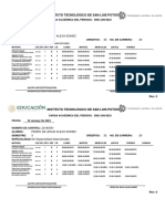 Instituto Tecnologico San Luis Potosi Class Schedule Jan-Jun 2023
