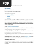 POPS: Pathological OCPD Assessment Guide | PDF | Standard Score | Human ...