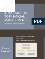 Introduction To Financial Management