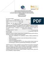 Formato Del Acta Constitutiva Del Órgano Evaluador para Inst Educativas XXVIII Etapa Básica