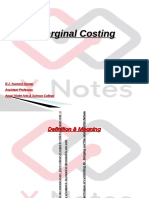 Marginal Costing: Definition, Meaning, Fixed vs Variable Costs