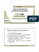 Modul 4 - Konsep Dan Implementasi Bandwidth Management