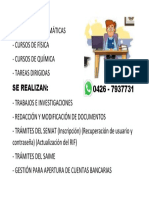 Cartel Publicitario Cursos