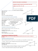 Theoreme de Pythagore Et Sa Reciproque