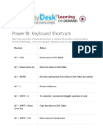 Master Power BI Keyboard Shortcuts