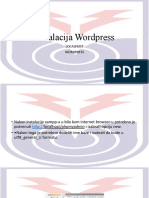 Instalacija WordPress