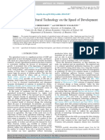 JOURNAL The Effect of Agricultural Technology On The Speed of Development