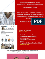 Hariqo Satria - Strategi Media Sosial - Rakor JDIH KPU Pusat