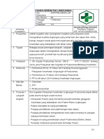 SOP PELAYANAN KESEHATAN LINGKUNGAN Blimkes