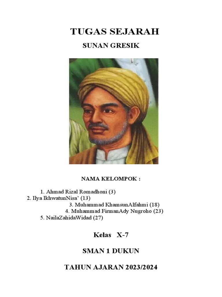 Sejarah Sunan Gresik PDF