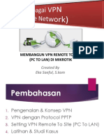 Mikrotik VPN Remote To Site