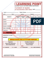 WLP Marksheet