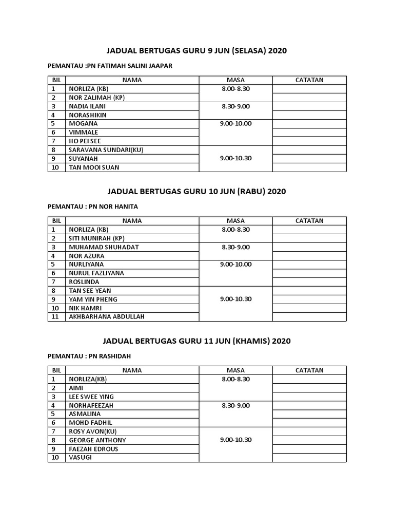 jadual-e-learning-pdf