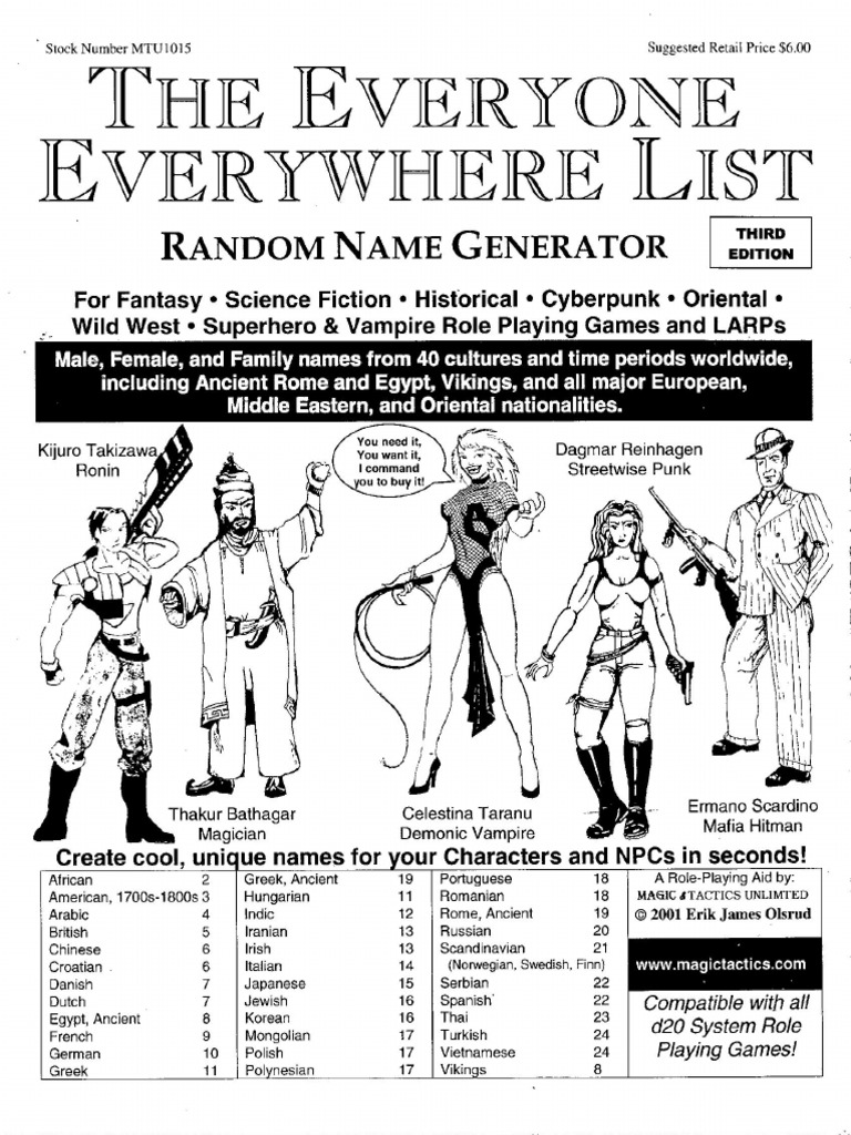 The Everyone Everywhere List | PDF