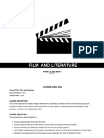 Course Syllabus Film and Literature