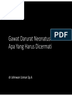 Dr. Johnwan, Sp.A - Gawat Darurat Neonatus