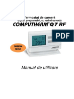 Carte Tehnica Termostat de Camera Q7RF Computherm